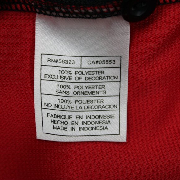 Nike Ohio State Buckeyes Polo Shirt Adult XL Black/Red Fit Dry Pullover S/S Golf - Picture 9 of 12